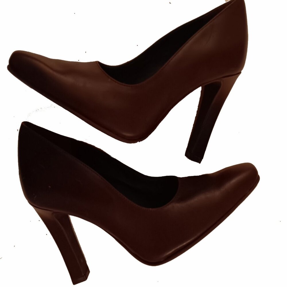 Luca B for Calico Brown Leather Shoes Size 9 - Picture 1 of 9